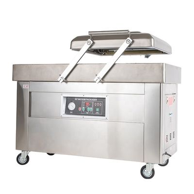 Máquina de embalaje al vacío para embalaje de doble cámara de acero inoxidable DUOQI DZ Q -500/2SB