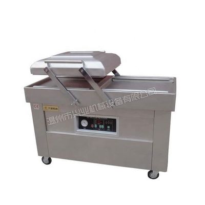 comprar Máquina de embalaje industrial de acero inoxidable de mesa Máquina de embalaje a vacío de doble cámara online manufacture