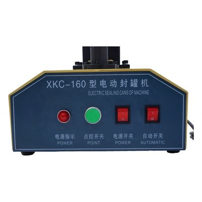 Máquina de sellado de latas de estaño semiautomática DUOQI DQ-160 de accionamiento eléctrico para latas de plástico PET