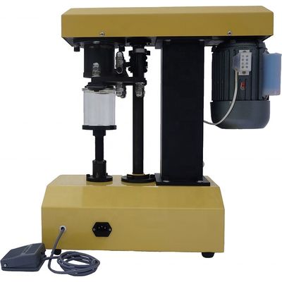 Material de embalaje metálico Máquina para coser la lata de estaño semiautomática DQ-160 con soporte en línea