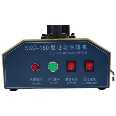Material de embalaje metálico Máquina para coser la lata de estaño semiautomática DQ-160 con soporte en línea