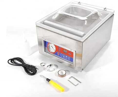Tipo de escritorio de cámara única Sellador de vacío de bomba industrial para tienda de alimentos DUOQI DZ-260C Bolso