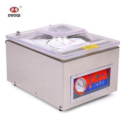 Tipo de escritorio de cámara única Sellador de vacío de bomba industrial para tienda de alimentos DUOQI DZ-260C Bolso
