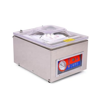 Tipo de escritorio de cámara única Sellador de vacío de bomba industrial para tienda de alimentos DUOQI DZ-260C Bolso