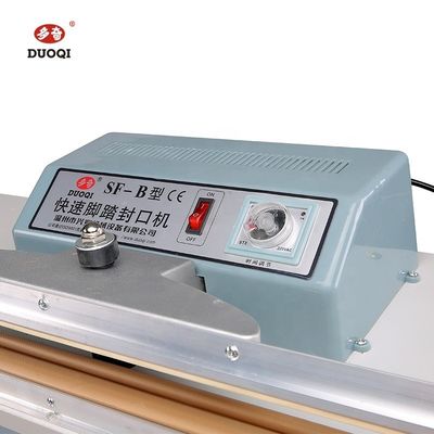 DUOQI SF-600 Sellador de pedal de pie de hierro Una opción clásica para las necesidades de sellado semiautomático