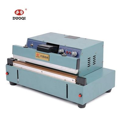 Tipo de embalaje Cartones DUOQI FKR-450 Máquina semiautomática de sellado de mesas para uso industrial