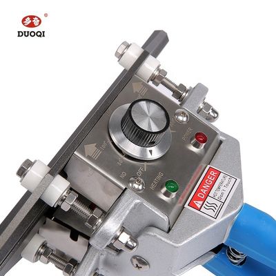 Manual DUOQI FKR-200I Máquina de sellado de abrazadera manual para 6 piezas de hierro con calor de impulso portátil