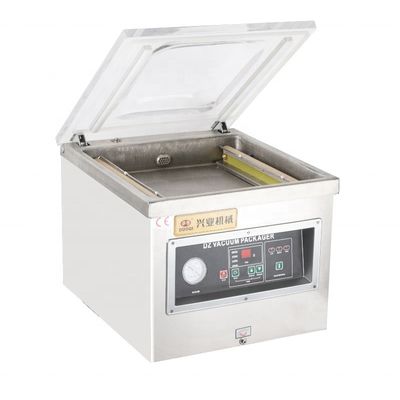 DUOQI DZ-500 Tipo de mesa sellador de vacío automático para pescado y pollo con bomba industrializada