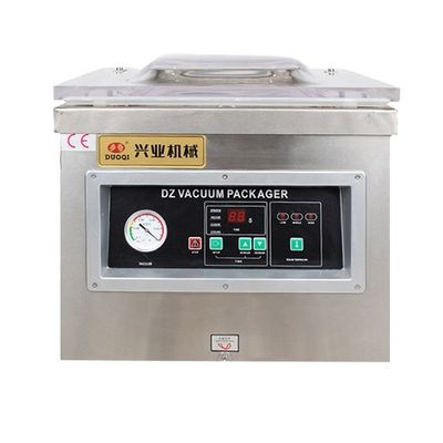 DUOQI DZ-500 Tipo de mesa sellador de vacío automático para pescado y pollo con bomba industrializada
