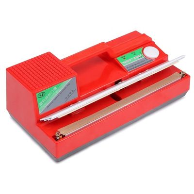DUOQI SF-270 Color rojo Manual Prensa de mano de plástico Handy Sealer para embalajes versátiles