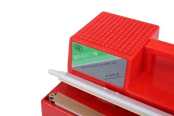 DUOQI SF-270 Color rojo Manual Prensa de mano de plástico Handy Sealer para embalajes versátiles