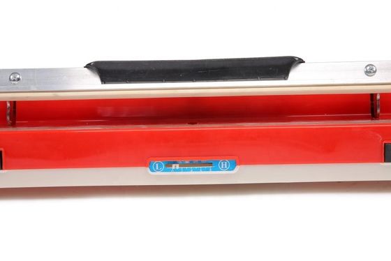 Máquina de embalaje con sellador manual de película de plástico de color rojo SF-400 para el hogar