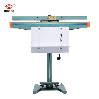Fácil de operar DUOQI PFS-650*1 industria alimentaria de aluminio marco Pedal de pie máquina de sellado