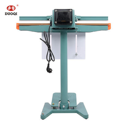 Fácil de operar DUOQI PFS-650*1 industria alimentaria de aluminio marco Pedal de pie máquina de sellado
