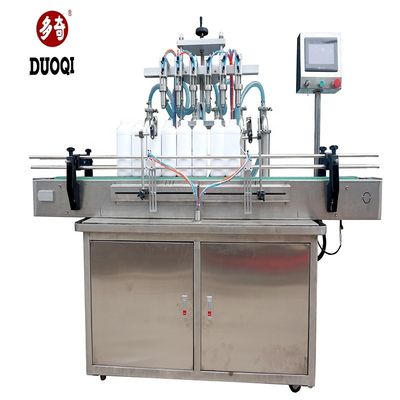 DUOQI YT6T-6G Máquina neumática de llenado de líquido 6 boquillas de llenado para leche