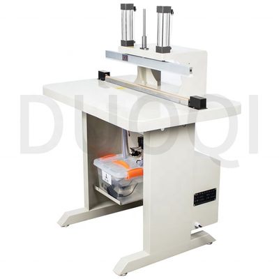 DUOQI 660GSJ Sellador de pedal neumático para traje o bata médica refrigeración de tanque de agua semiautomático de grado 120 mm