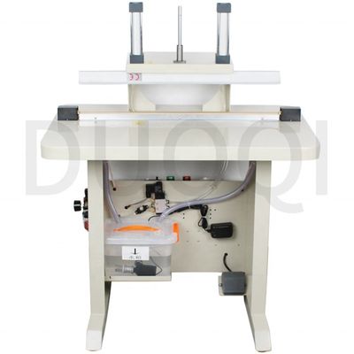 DUOQI 660GSJ Sellador de pedal neumático para traje o bata médica refrigeración de tanque de agua semiautomático de grado 120 mm