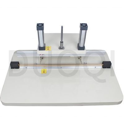 DUOQI 660GSJ Sellador de pedal neumático para traje o bata médica refrigeración de tanque de agua semiautomático de grado 120 mm