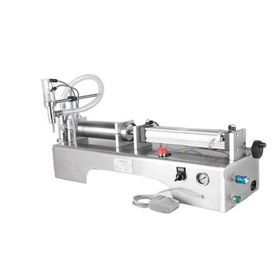 DUOQI Y2WTD Máquina de llenado de líquido con doble boquilla para champú y jugo a presión de 0,4 Mpa