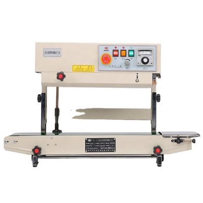 Máquina de sellado de estilo vertical DUOQI FR-770 con accionamiento eléctrico para costura de manga encogida