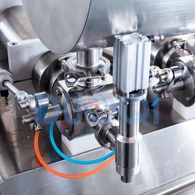 DUOQI G4WTD Máquina de llenado semimático para aceite de detergente de jugo de miel 4 boquillas de cabeza 110V