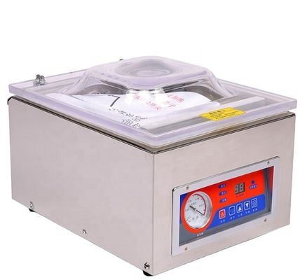 DUOQI DZ-260C Sellador de vacío de cámara única para embalajes industriales de alimentos tipo escritorio