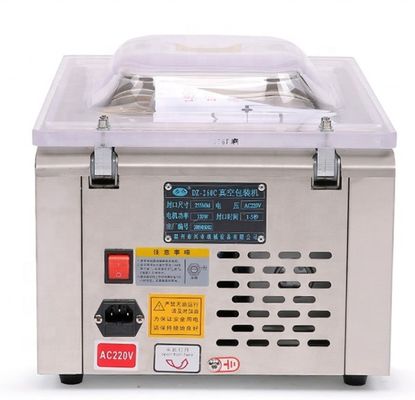 DUOQI DZ-260C Sellador de vacío de cámara única para embalajes industriales de alimentos tipo escritorio