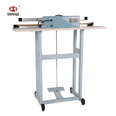 DUOQI SF-700 Procesador de sellado con pedal de pie de hierro para embalajes de bolsas de plástico semiautomáticos