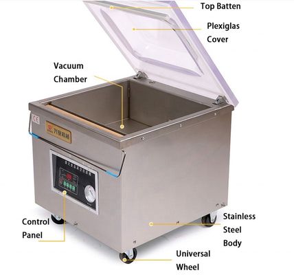 Microordenador programado para sellar rápidamente carne verduras frutas mantenerlas frescas y portátiles