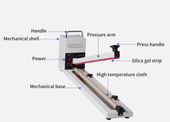 Semi-automático sellador de inducción para bolsas de plástico portátiles y eficiencia de bebidas