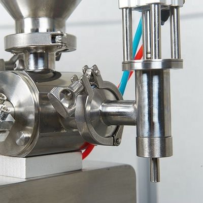 Máquina eléctrica semiautomática de llenado de pasta con doble cabeza para bebidas de jugo