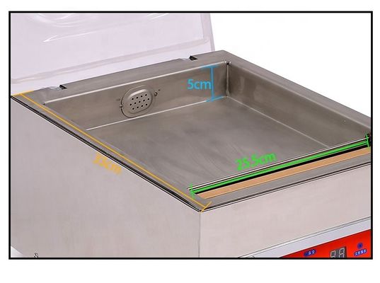 Sellador de cámara de vacío de estilo mesa de calentamiento instantáneo para conservación profesional de alimentos