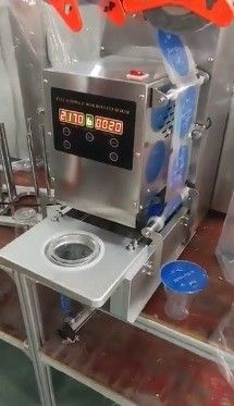 DUOQI QDF-95 máquina selladora de tazas su solución para el tapón de 110V y sellamiento de tazas de plástico