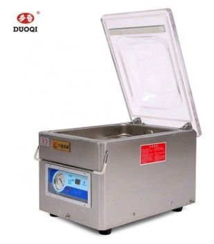 Máquina de embalaje de vacío de mesa Máquina de embalaje de vacío de cámara única DZ-260 2 bolsas/min