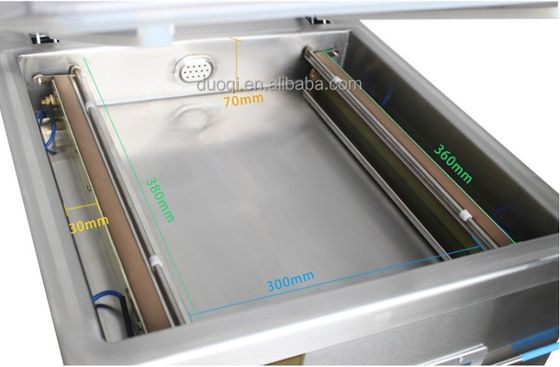 Programa de microcomputadora DZ-360 Máquina de embalaje a vacío de pescado seco vertical de 36 cm para venta al por menor