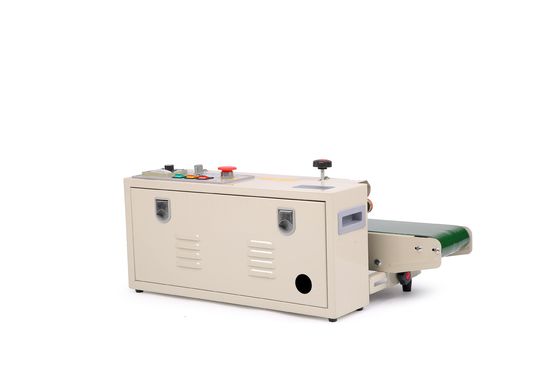 Apoyo técnico por vídeo FR770 sellador portátil de banda horizontal para material de embalaje de madera