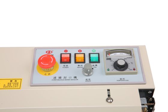 Apoyo técnico por vídeo FR770 sellador portátil de banda horizontal para material de embalaje de madera