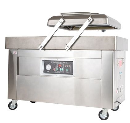 DUOQI DZ Q -400/2SB CE Embalaje de doble cámara para carne de res líquida y carne de pescado