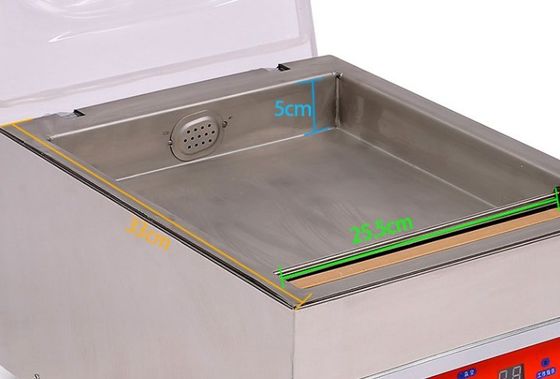 SS 85750 mm Máquina de embalaje al vacío de carne con forro de caucho y amplio rango de aplicaciones