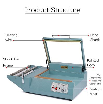 Máquina de sellado de tipo L para cortar bolsas de aluminio y reducirlas por calor con DUOQI FQL-380