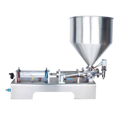 Tipo de embalaje Máquina de llenado de pasta de pistón pequeño semiautomática de 110 V