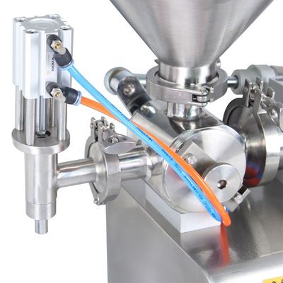 Tipo de embalaje Máquina de llenado de pasta de pistón pequeño semiautomática de 110 V