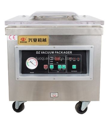 DUOQI DZ-360 sellador de vacío de barra de doble sellado para el embalaje de alimentos de carne