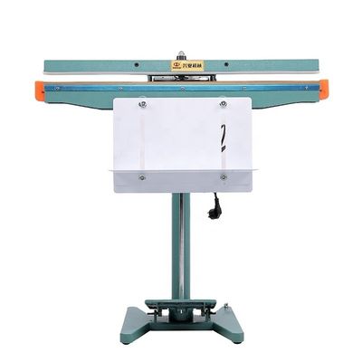 Material de embalaje de madera Máquina de sellado de pedal de pie PFS-800*1 CE 220V para bata médica