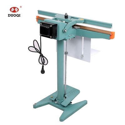 Material de embalaje de madera Máquina de sellado de pedal de pie PFS-800*1 CE 220V para bata médica