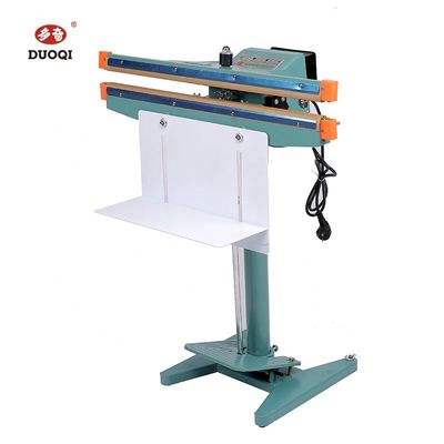DUOQI PFS-800*2 Doble sellador con pedal de pie sellador de bolsas de calor para envases de marco de aluminio