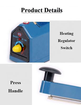 Impulso de sellador de calor portátil portátil de grado automático de 110V semiautomático DUOQI SF-300P