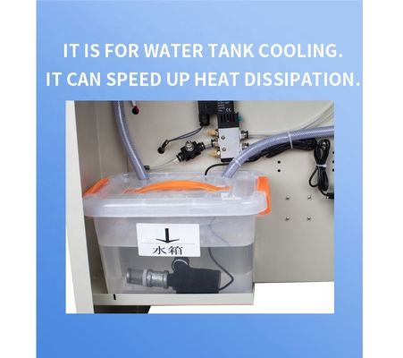 Refrigeración del tanque de agua DUOQI Pedal de control del dispositivo neumático sellador para traje o bata médica 120 mm