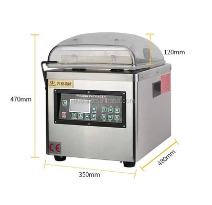 Maquinaria de embalaje de plástico para productos alimenticios con vacío automático pequeño 580420570 mm