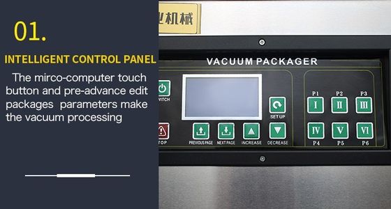 Maquinaria de embalaje de plástico para productos alimenticios con vacío automático pequeño 580420570 mm